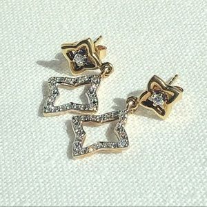 David Yurman Diamond 18K  Post earrings